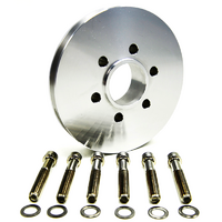 Accessory V-Pulley Suit BB Chev With 6-Bolt Hub 1V Polished