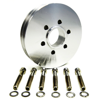 Accessory V-Pulley Suit BB Chev With 6-Bolt Hub 2V Polished