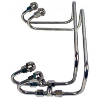Dual Inlet S/S Fuel Line Kit King Demon