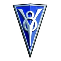 Bob Drake V8 Grille Emblem Suit 1934 for Ford Car BD40-8221