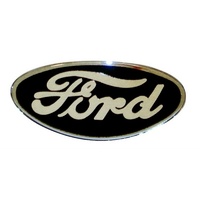 Bob Drake Black Porcelain Emblem Suit 1932 for Ford Bullnose BDB-8212-STR-B