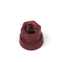 Ben Cook 1/4" Aluminium Jet Nut - Red Each
