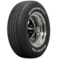 BF Goodrich Tyre Radial TA Radial 155/80R15 Raised White Letter 1069@35 psi S-Speed Rate Each