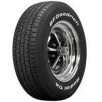 BF Goodrich Tyre Radial TA Radial 205/70R14 Raised White Letter 1433@35 psi S-Speed Rate Each