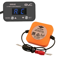 EVC iDrive Throttle Controller + battery monitor charcoal for Lexus GS430 2001-2005