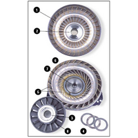 B&M Holeshot 2400 Torque Converter Chrysler '67-'81 TF A-727, 10" bolt circle, Mild to Serious Perf. applications