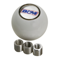 B&M Shifter Knob High Impact Plastic With B&M Logo Insert