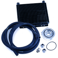 B&M SuperCooler Engine Oil Cooler Suit most GM V8 With Recessed Filter, 11" x 8" x 1-1/2", Includes Mounting Hardware