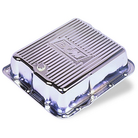 B&M Chrome Steel Deep Pan For 1982-93 TH-700R4/4L/60, Adds An Additional 2.8 litres