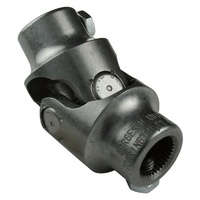 Borgeson Steel Single Needle Bearing Universal Joint 3/4" DD Spline X 3/4 V Smooth Bore BOR014955
