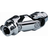 Borgeson Polished Stainless Steel Double Needle Bearing Universal Joint 3/4"-36 x 3/4"DD - Spline x Spline BOR143449