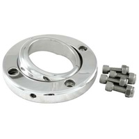 Borgeson Polished Billet Aluminium Solid Swivel Floor Mount Suit 1-3/4" Steering Columns BOR909002