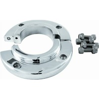 Borgeson Polished Billet Aluminium Split Swivel Floor Mount Suit 2" Steering Columns BOR909008