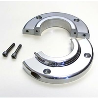 Borgeson Polished Billet Aluminium Split Swivel Floor Mount Suit 2-1/4" Steering Columns BOR909010