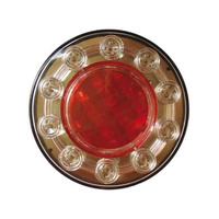 Roadvision LED Stop/Tail Lamp Round 10-30V Surface Mount 100mm RB120RC