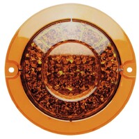 Roadvision LED Indicator Lamp 10-30V Amber Lens Recessed Mnt Round 134mm BR170A