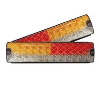 Roadvision LED Rear Combination Lamp Kit 10-30V Stop/Tail/Ind/Rev Surface Mount 204X40mm BR200LRARW