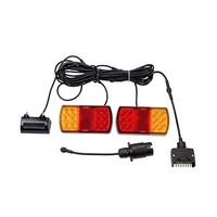 Roadvision LED Trailer Lamp Kit 8x5 12V Stop/Tail/Ind/Ref/Lic 150x80mm LEDlink Harness BR207K8X5
