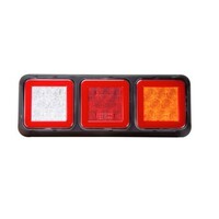 Roadvision LED Rear Combination Tail Light 10-30V Clear Stop/Tail/Ind x3 Glow Park 274x100mm Each BR274ARW
