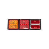 Roadvision LED Rear Combination Trailer Lamp 10-30V Stop/Tail/Ind/Rev/Ref Mini Jumbo 282x95mm Each BR282ARW