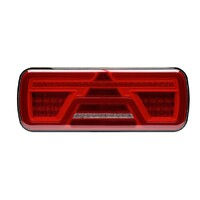 Roadvision LED Rear Combination Tail Light 10-30V Stop/Tail/Ind/Rev/Fog /Ref LH 360x135mm Sequential BR360LARW