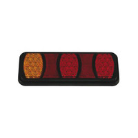 Roadvision LED Rear Combination Lamp 10-30V Stop/Tail/Ind Surface Mount IP67 288x107mm Each BR80ARR