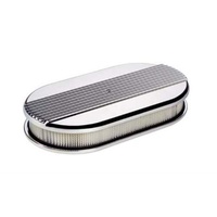 Billet Specialties Ribbed Air Cleaner Large Oval BS15640