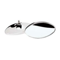 Billet Specialties Int/Ext Mirror Heads Oval BS73520
