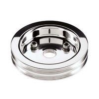 Billet Specialties Small Block Chev Crank Double Pulley BS81220