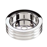 Billet Specialties Small Block Chev Crank Triple Pulley BS81320