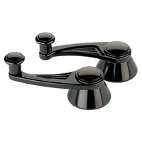 Billet Specialties Black Ball Milled Vent Handles BSBlack47525