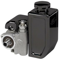 Billet Specialties Black Power Steer Reservoir BSBlack77930