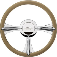 Billet Specialties Profile Series 14" Rail Steering Wheel Half Wrap, Horn Button and Adapter Sold Separately BSP30096