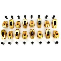 COMP Cams Rocker Arm Ultra Gold ARC 1.5 Ratio Chevrolet Small Block 3/8 in. Stud Set of 16