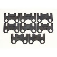 COMP Cams Guideplate Black Oxide Steel Flat 1 Piece For Chevrolet Small Block 5/16 in. Pushrod 7/16 in. Stud Set of 8
