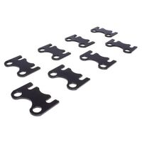 COMP Cams Guideplate Black Oxide Steel Flat 1 Piece Chevrolet Small Block 3/8 in. Pushrod 7/16 in. Stud Set of 8