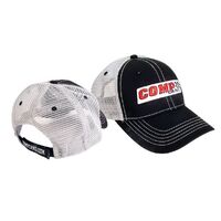 COMP Cams Ball Cap Cotton Comp Cams Logo Black/Gray Adjustable Backstrap Each
