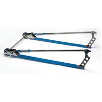 Competition Engineering Wheel-E-Bars Professional Chrome Plated/Blue Anodized Finish Weld-On Kit