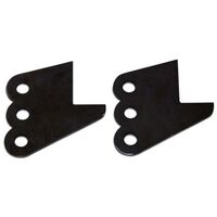 Competition Engineering Bracket Mild Steel Crossmember Ladder Bar with 2 x 3in. Notch 3/16in. Each