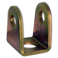 Competition Engineering Bracket Clevis Mount Steel Gold Iridited 1.160in. Inside Width 3/4in. Mounting Hole Each