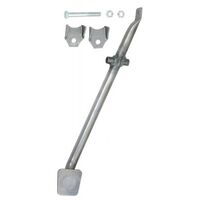 Competition Engineering Accelerator Pedal Steel Natural Finish Roll Cage Mount Each