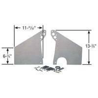 Competition Engineering Motor Plate Front Aluminium 0.250in. Thick Mopar Big Block B/RB/Hemi Each