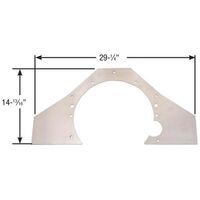 Competition Engineering Motor Plate Mid-Mount Aluminium 0.188in. Thick Chevrolet LSX Each