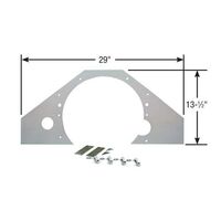 Competition Engineering Motor Plate Mid-Mount Aluminium 0.188 in. Thick Chevrolet Small Block/Big Block Each