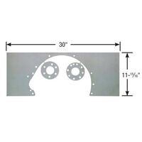 Competition Engineering Motor Plate Mid-Mount Steel 0.090 in. Thick Mopar Big Block B/RB/Hemi Each