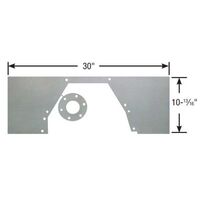 Competition Engineering Motor Plate Mid-Mount Steel 0.090in. Thick For Ford Big Block 385 Series Cleveland Modified Each