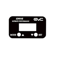 EVC iDrive Wind Booster Throttle Controller coloured replacement face plate black