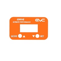 EVC iDrive Wind Booster Throttle Controller coloured replacement face plate orange