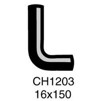 Mackay Rubber Bottom Radiator Hose for Holden HQ HJ Statesman 253cid CH1203