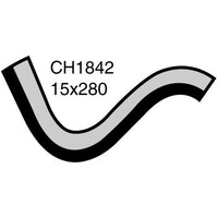 Mackay Rubber Bottom Radiator Hose for Ford Laser Meteor 1.3L & 1.5L CH1842